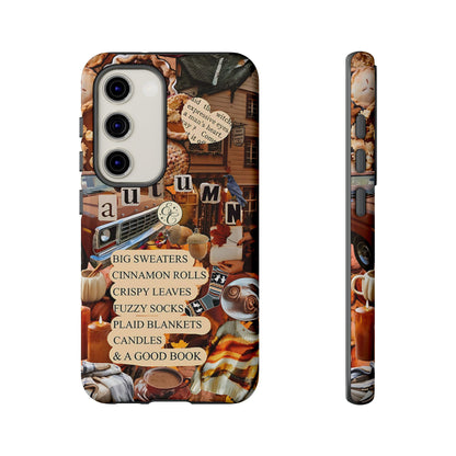 Autumn Aesthetic Collage Tough Phone Case