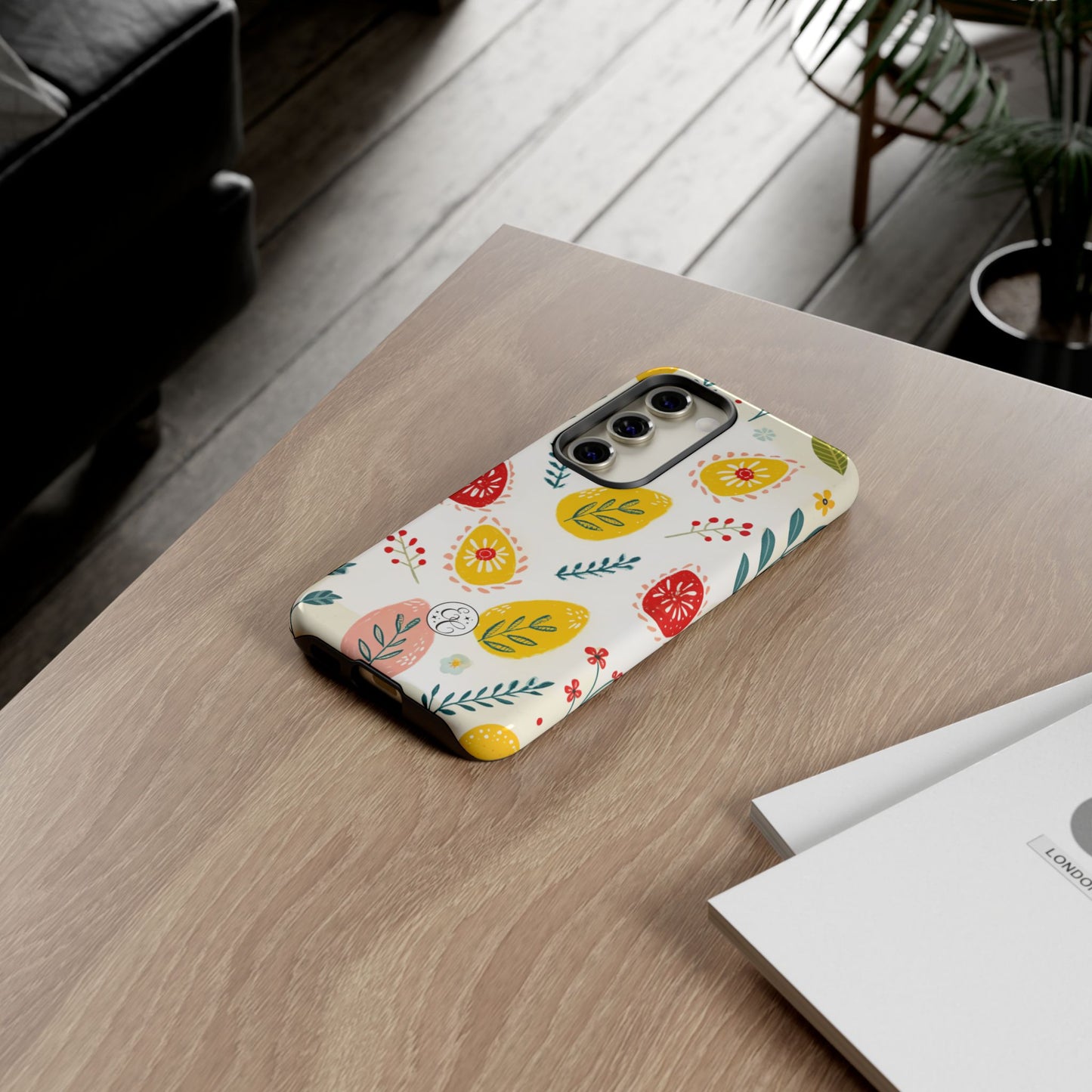Colorful Easter Egg Pattern Tough Phone Case