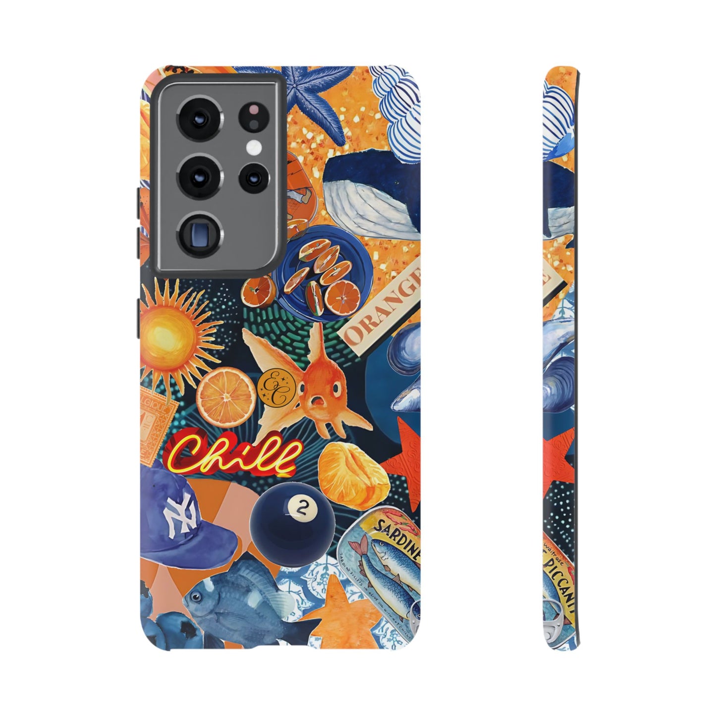 Nautical and Citrus Tough Phone Case