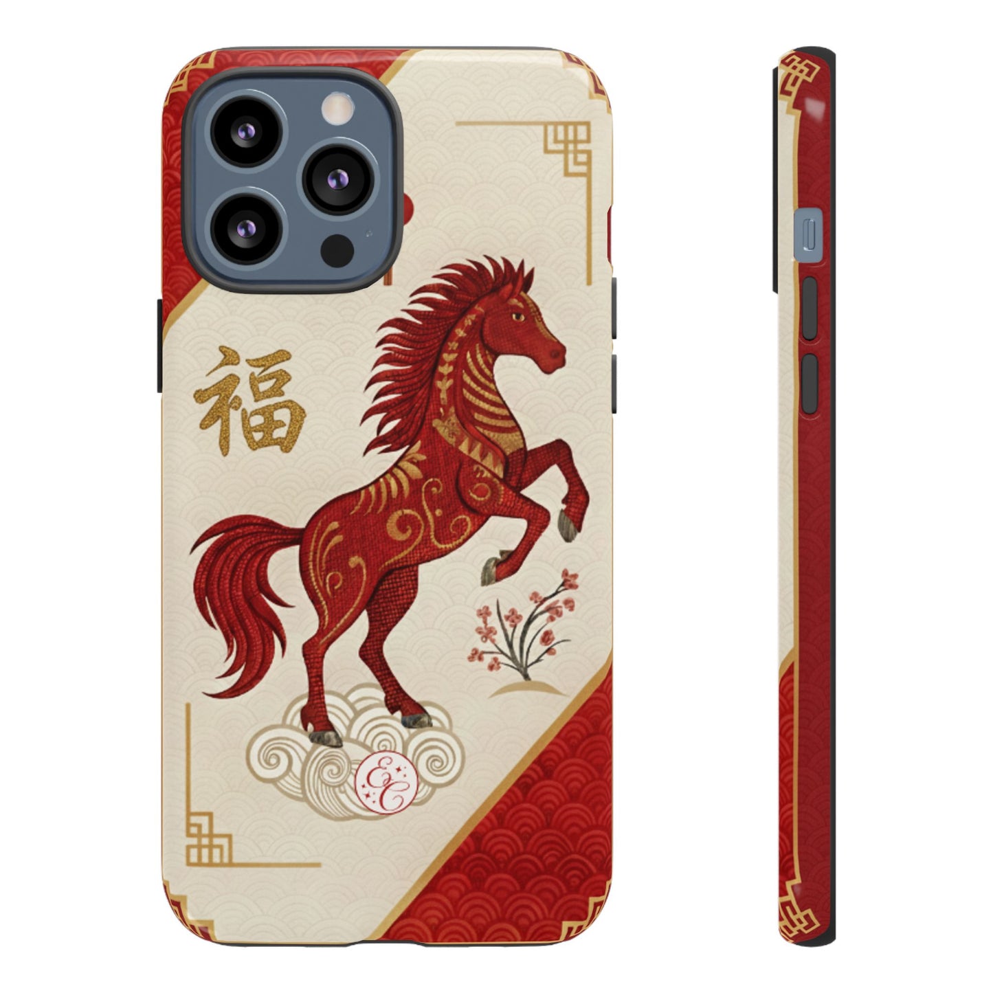 Chinese Zodiac Horse Tough Phone Case