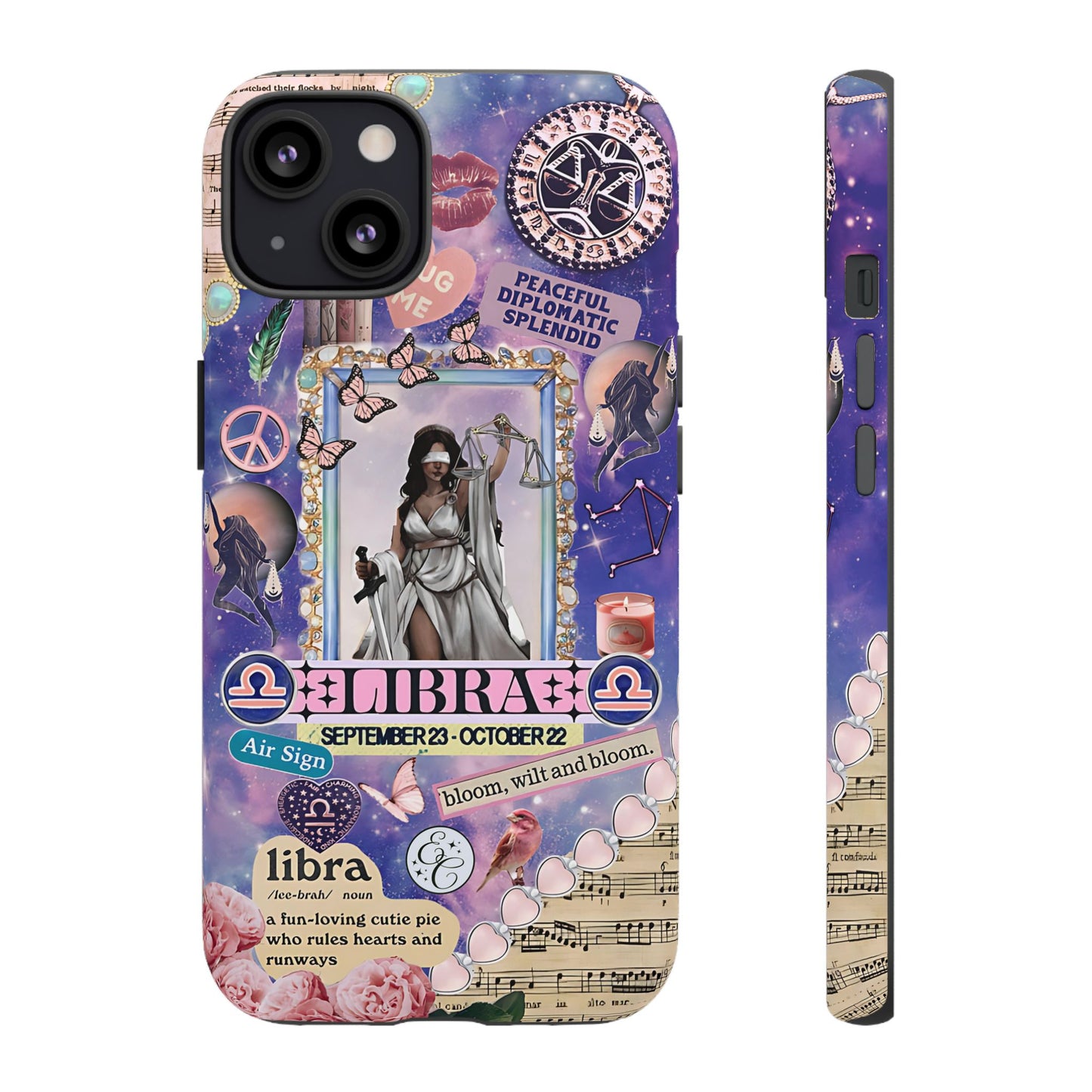 Libra Zodiac Star Sign Tough Phone Case