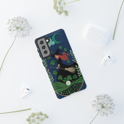 Irish Witch’s Moonlit Stroll Tough Phone Case