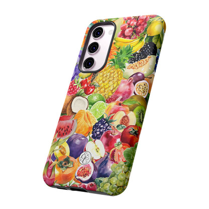 Colorful Fruits Collage Tough Phone Case