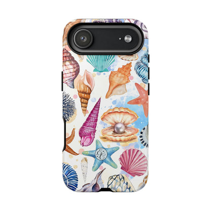 Colorful Sea Shells Tough Phone Case