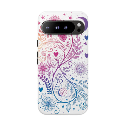 Subtel Bisexual Boho Doodle Tough Phone Case