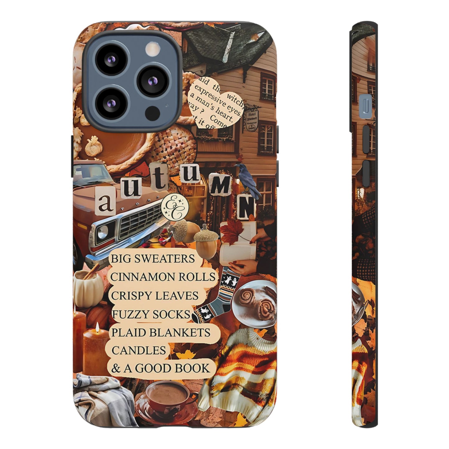 Autumn Aesthetic Collage Tough Phone Case