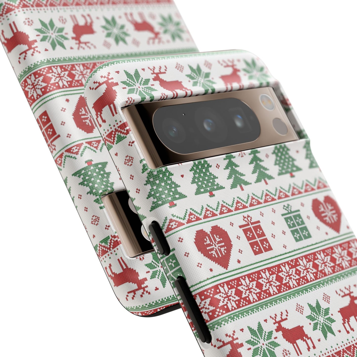 Ugly Christmas Sweater Pattern Tough Phone Case