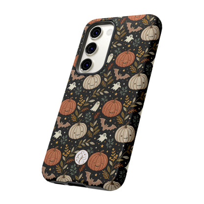 Spooky Halloween Boho Pattern Tough Phone Case