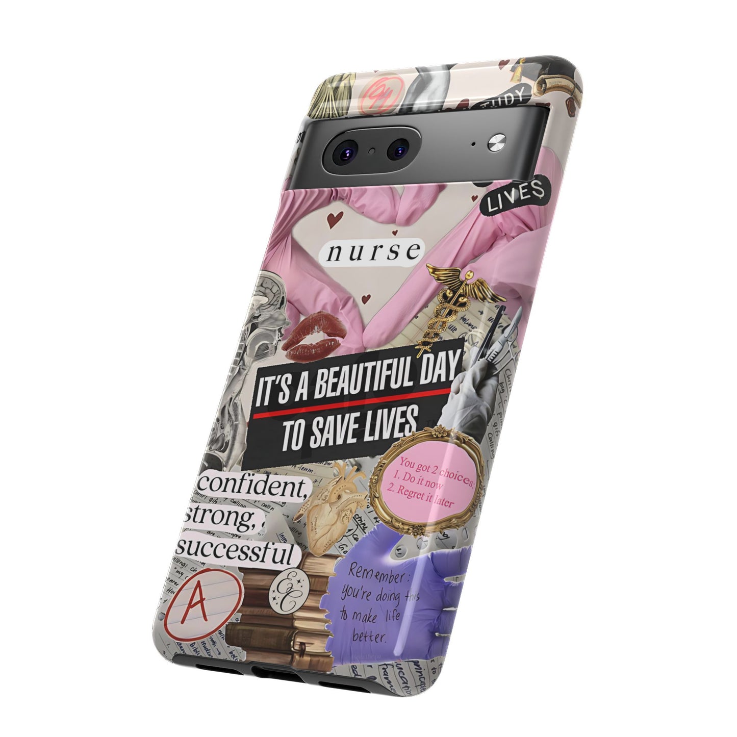 Nurse Inspirational Collage Tough Phone Case