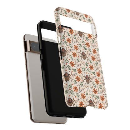 Boho Floral Spider Pattern Phone Case