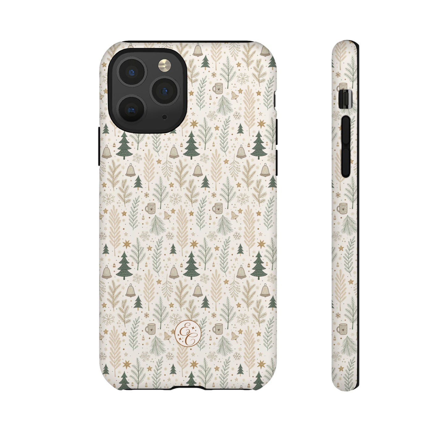 Boho Christmas Forest Tough Phone Case