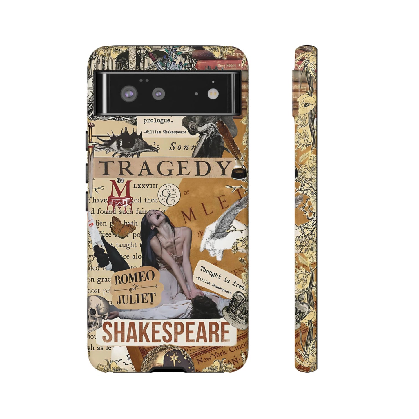 Shakespeare Tragedy Collage Tough Phone Case