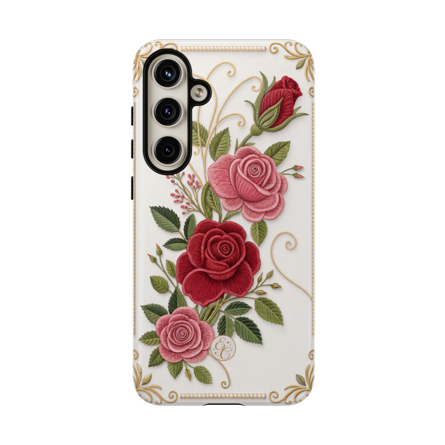 Elegant Rose Garden Tough Phone Case
