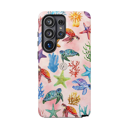 Colorful Marine Life Tough Phone Case