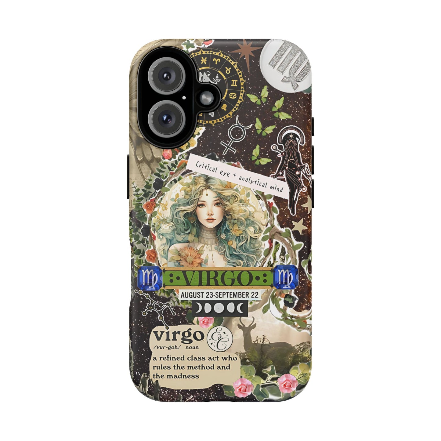 Virgo Zodiac Star Sign Tough Phone Case