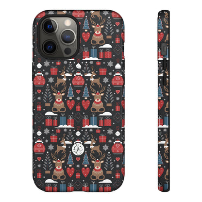 Christmas Holiday Pattern Tough Phone Case