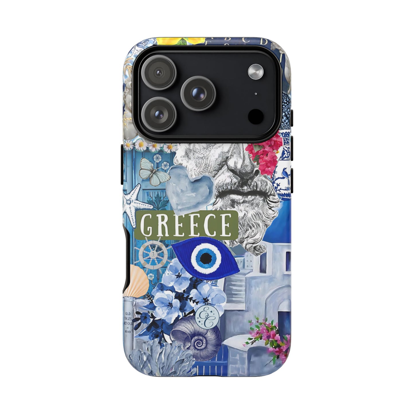 Greek Summer Collage Tough Phone Case