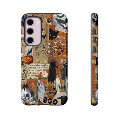 Halloween Spooky Collage Tough Phone Case