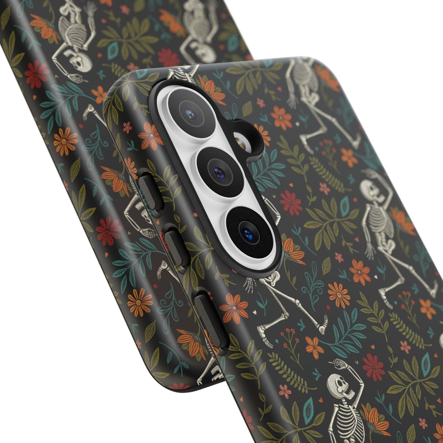 Halloween Boho Skeleton Pattern Tough Phone Case