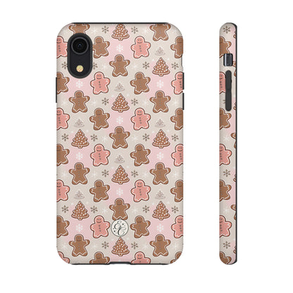 Gingerbread Men & Xmas Tree Pattern Tough Phone Case