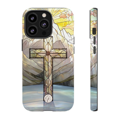 Stained Glass Cross Tough Phone Case