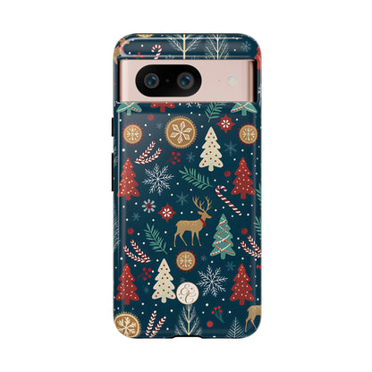Christmas Holiday Pattern Tough Phone Case