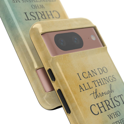 Philippians 4:13 Tough Phone Case