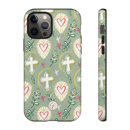 Christian Cross Boho Pattern Tough Phone Case