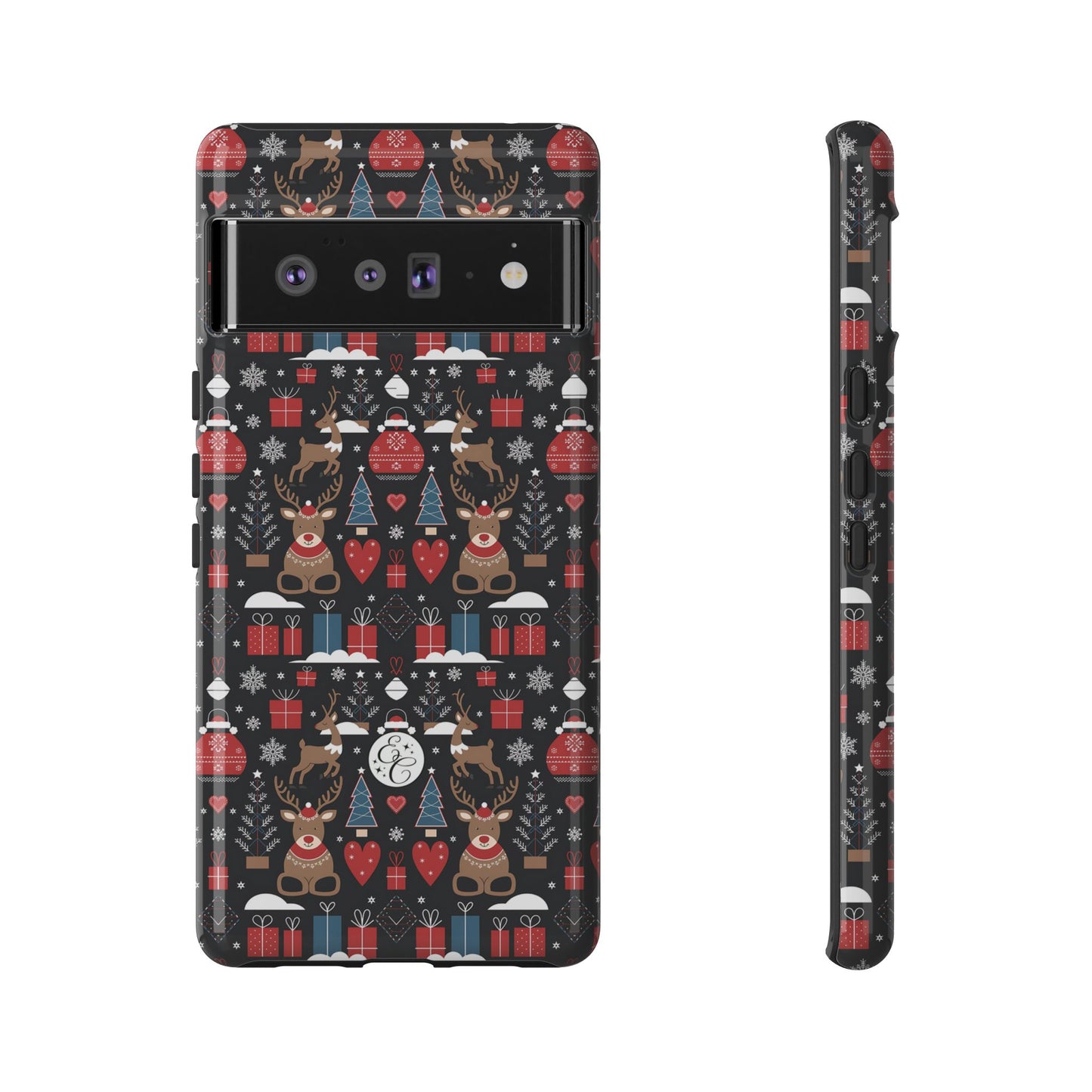 Christmas Holiday Pattern Tough Phone Case