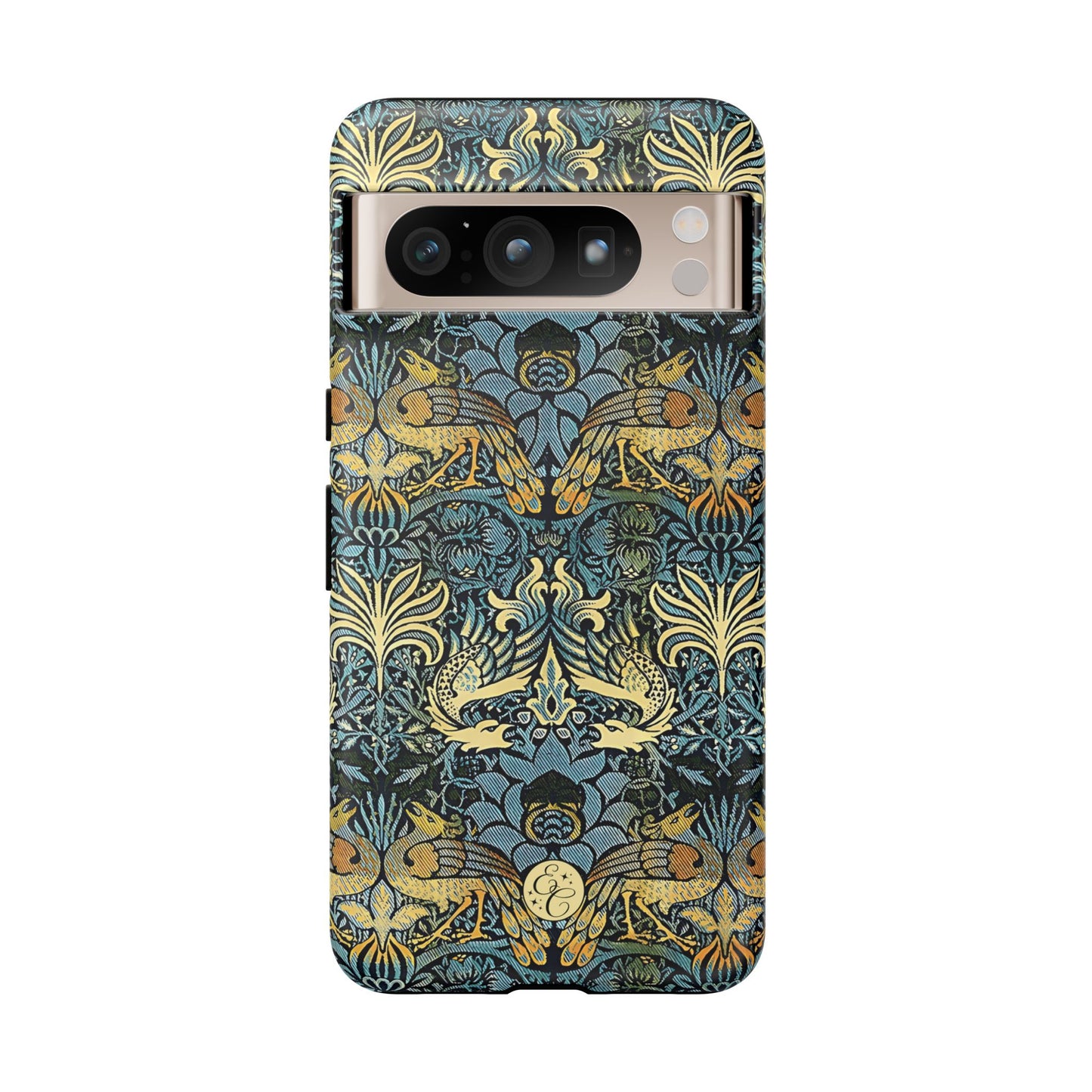 William Morris Peacock and Dragon Tough Phone Case