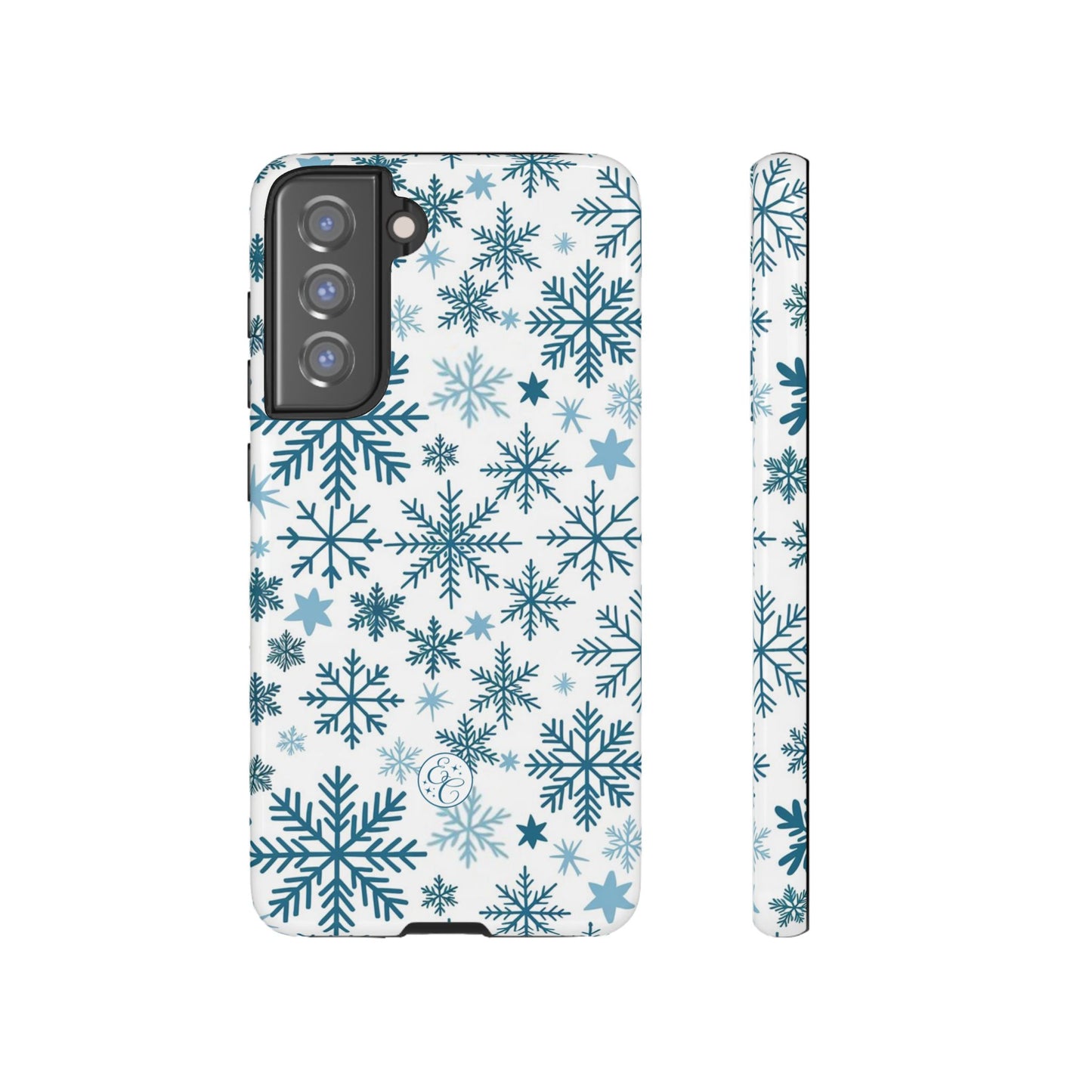 Winter Snowflakes Pattern Tough Phone Case