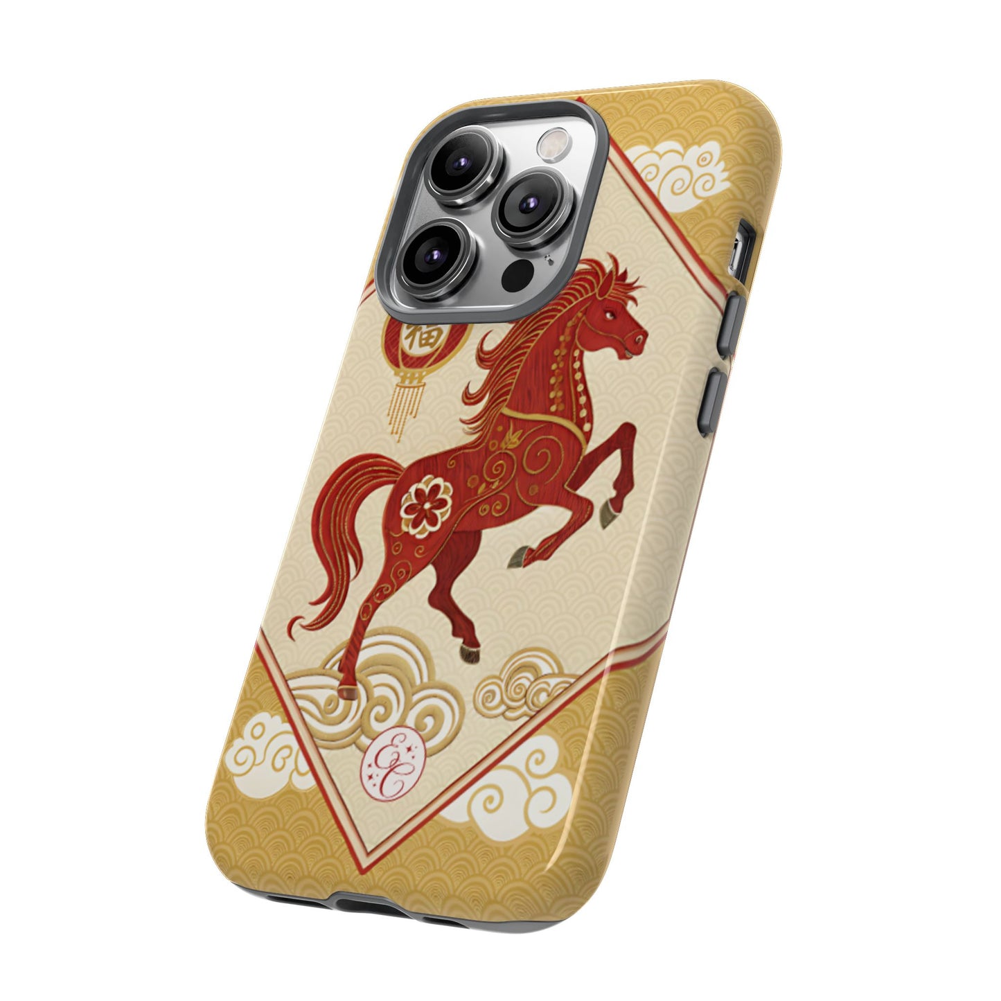 Chinese New Year Lucky Horse Tough Phone Case