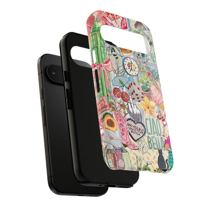 Coquette Art Collage Tough Phone Case