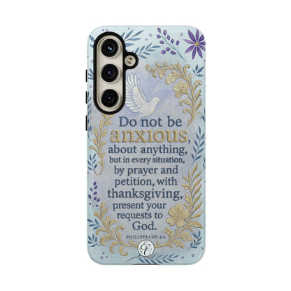 Philippians 4:6 Tough Phone Case