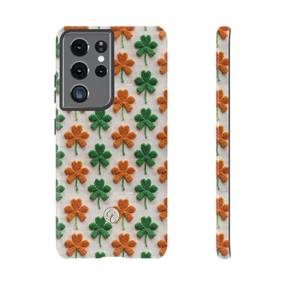 Lucky Shamrock Pattern Tough Phone Case
