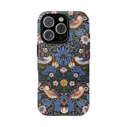 William Morris Strawberry Thief Tough Phone Case