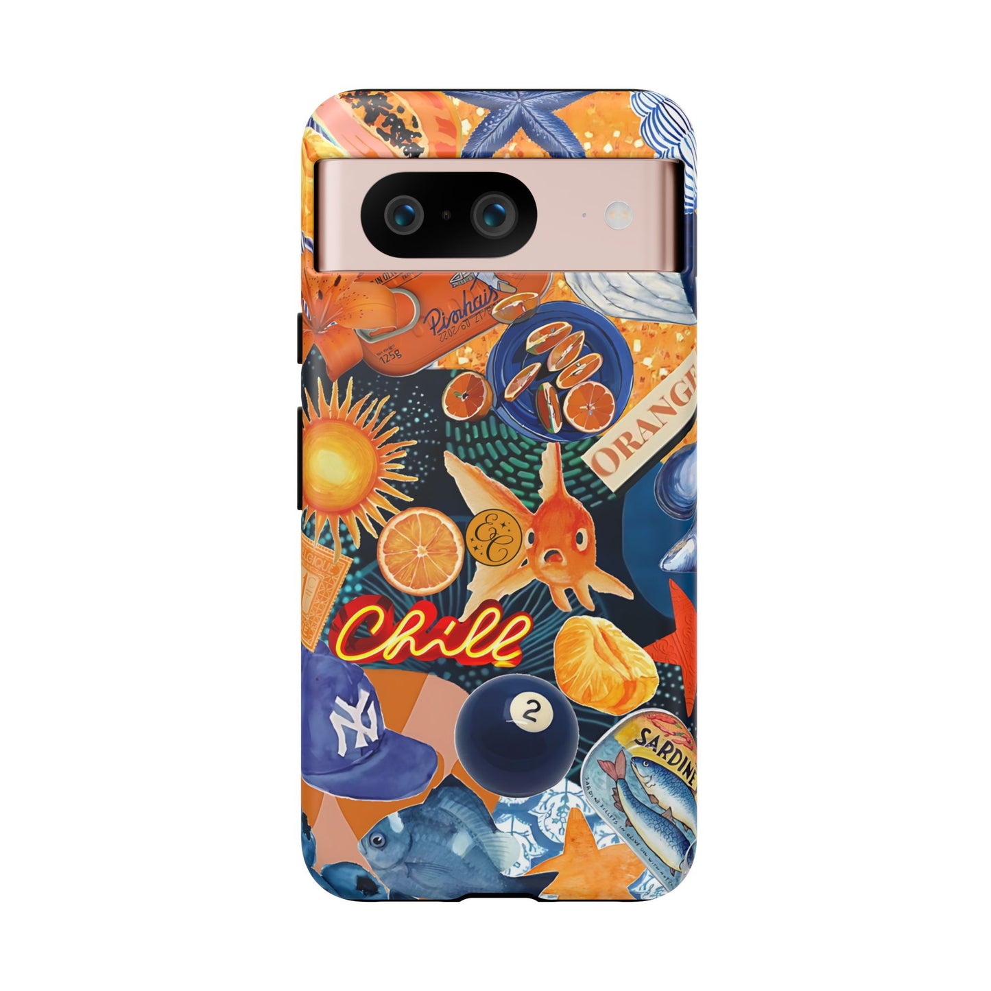 Nautical and Citrus Tough Phone Case