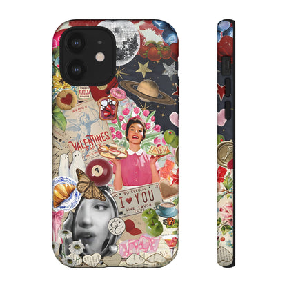 Retro Aesthetic Collage Art Tough Phone Case