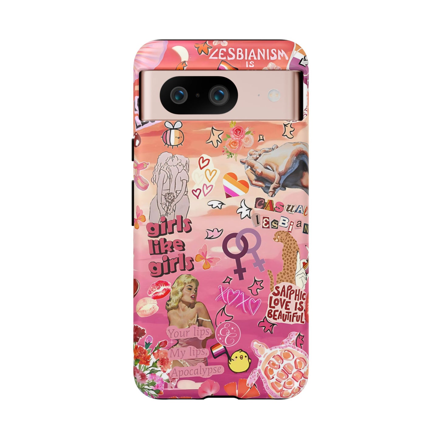 Lesbian Collage Tough Phone Case