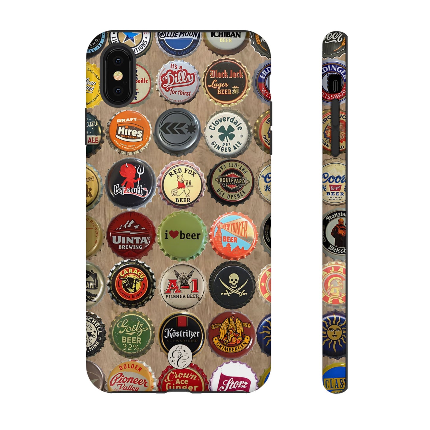 Beer Bottle Caps Tough Phone Case