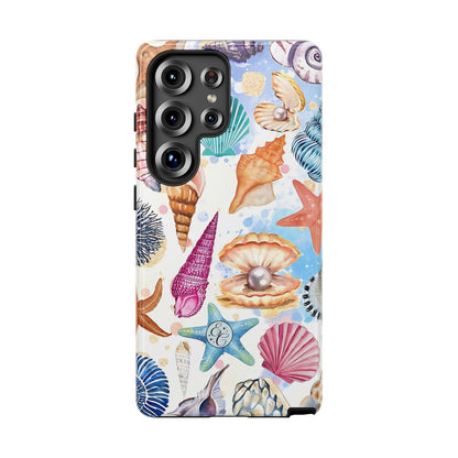 Colorful Sea Shells Tough Phone Case