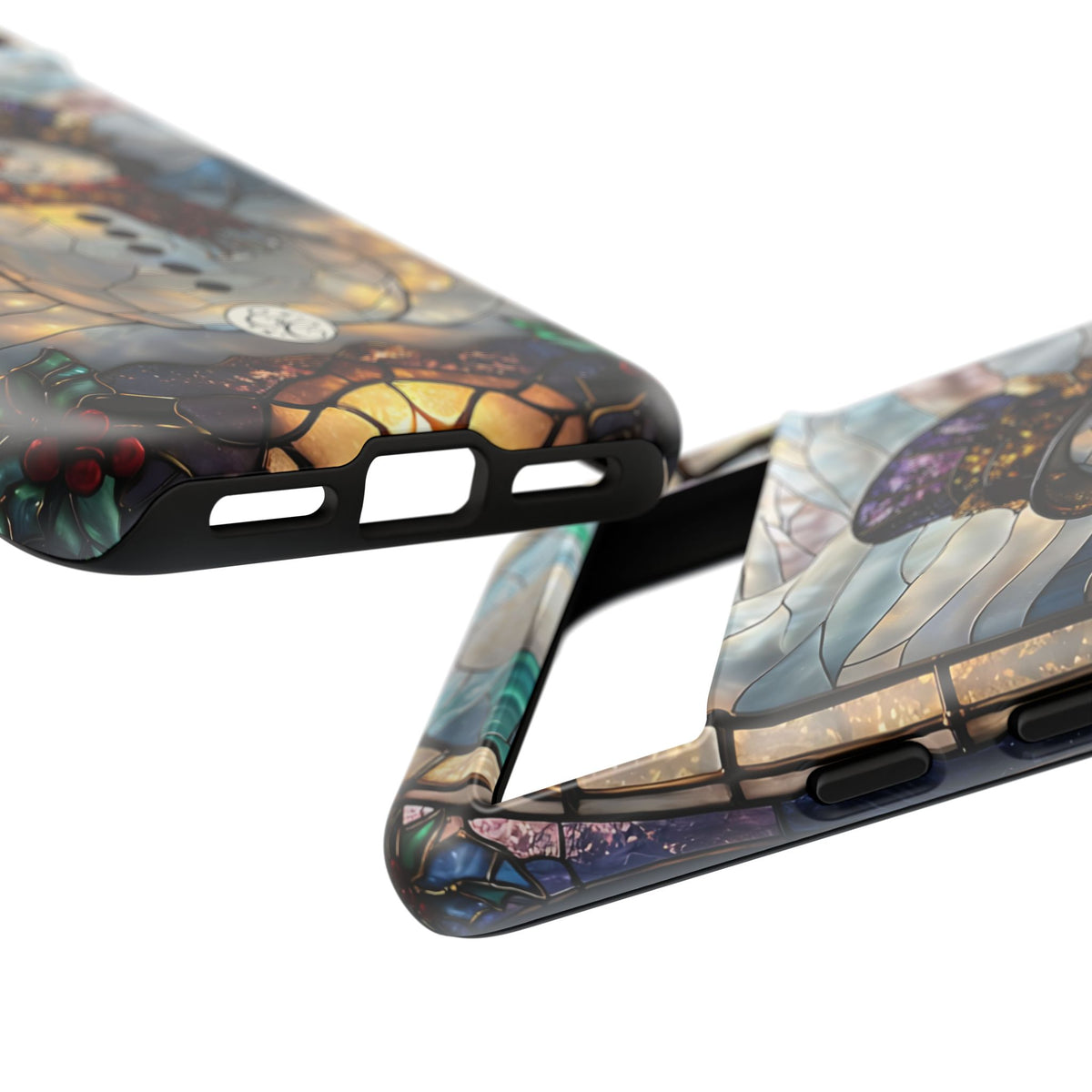 Snowman Stained Glass Phone Case