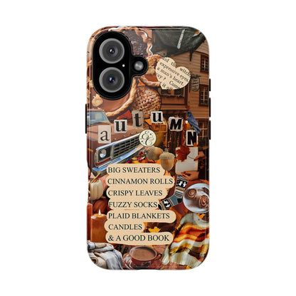 Autumn Aesthetic Collage Tough Phone Case