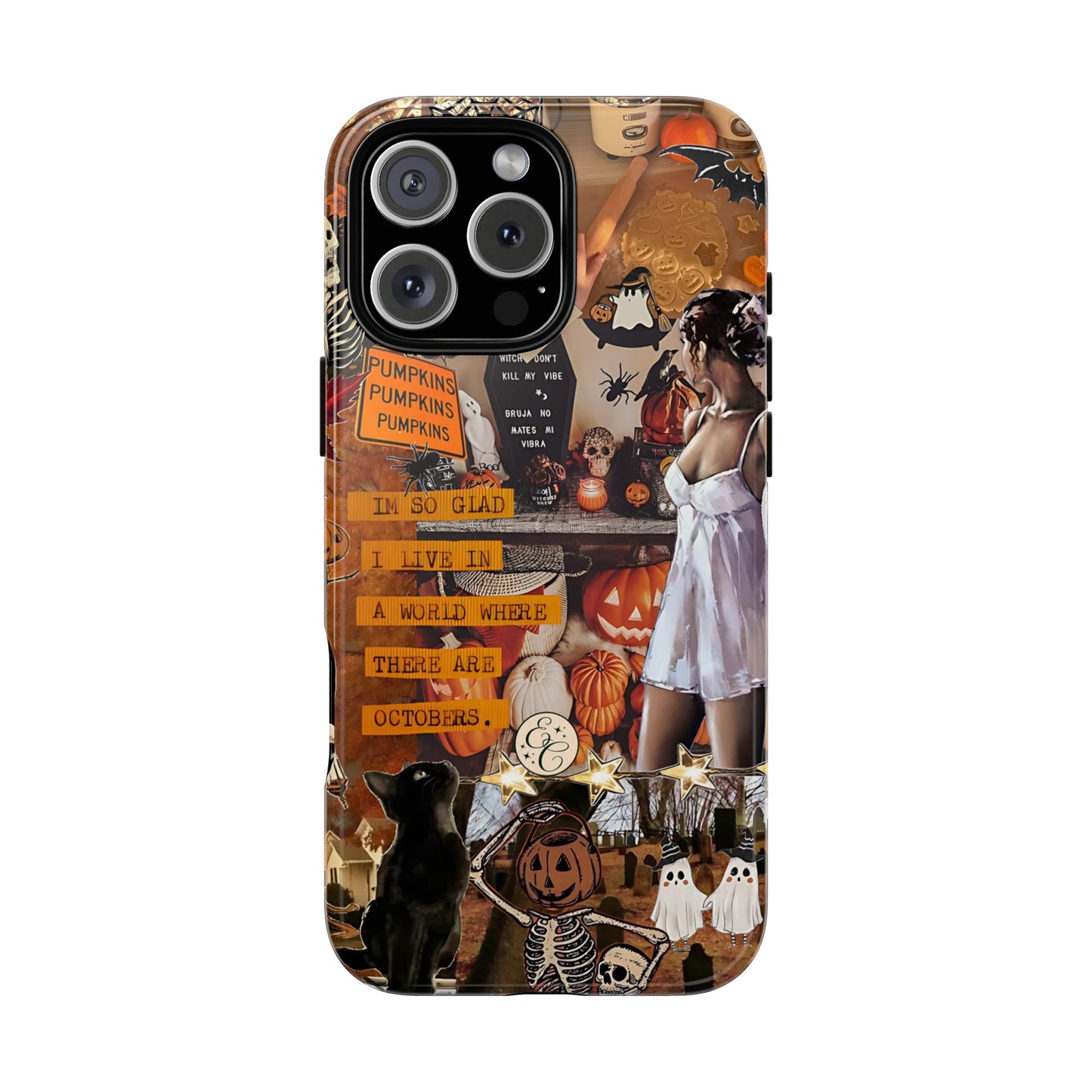 Halloween Aesthetic Collage Tough Phone Case