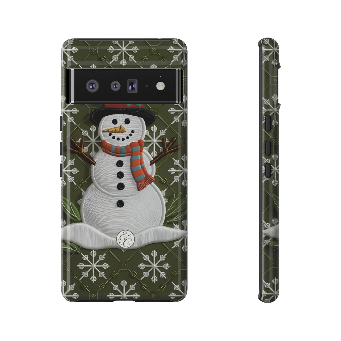 Christmas Snowman Tough Phone Case