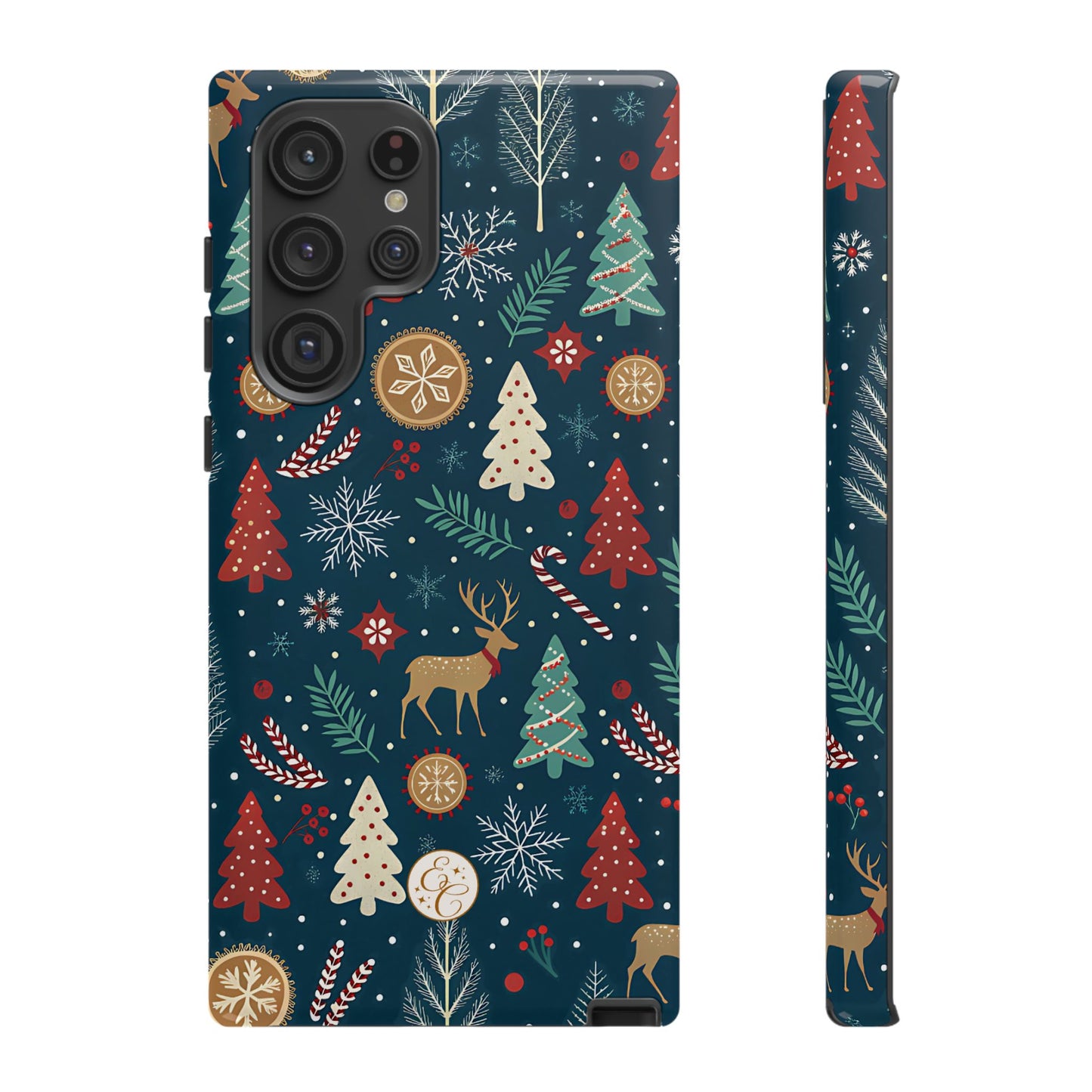 Christmas Holiday Pattern Tough Phone Case