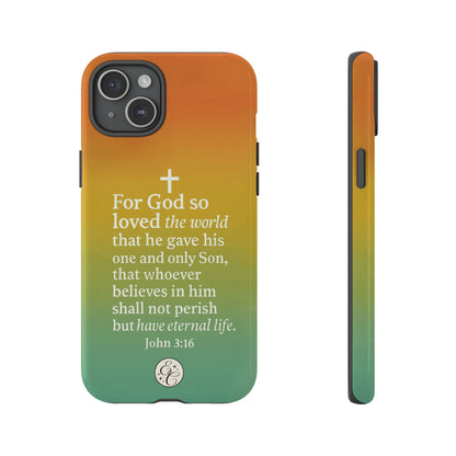 John 3:16 Tough Phone Case