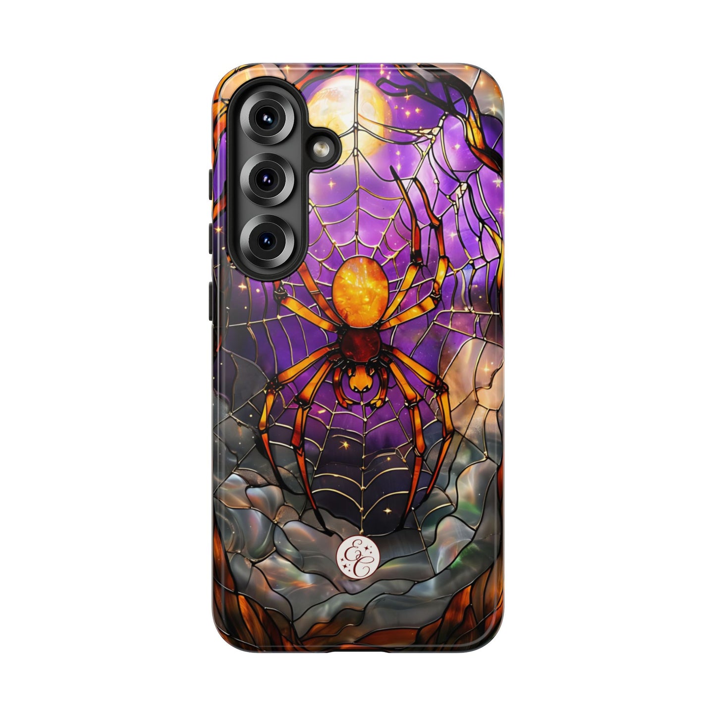 Stained Glass Spider Tough Phone Case