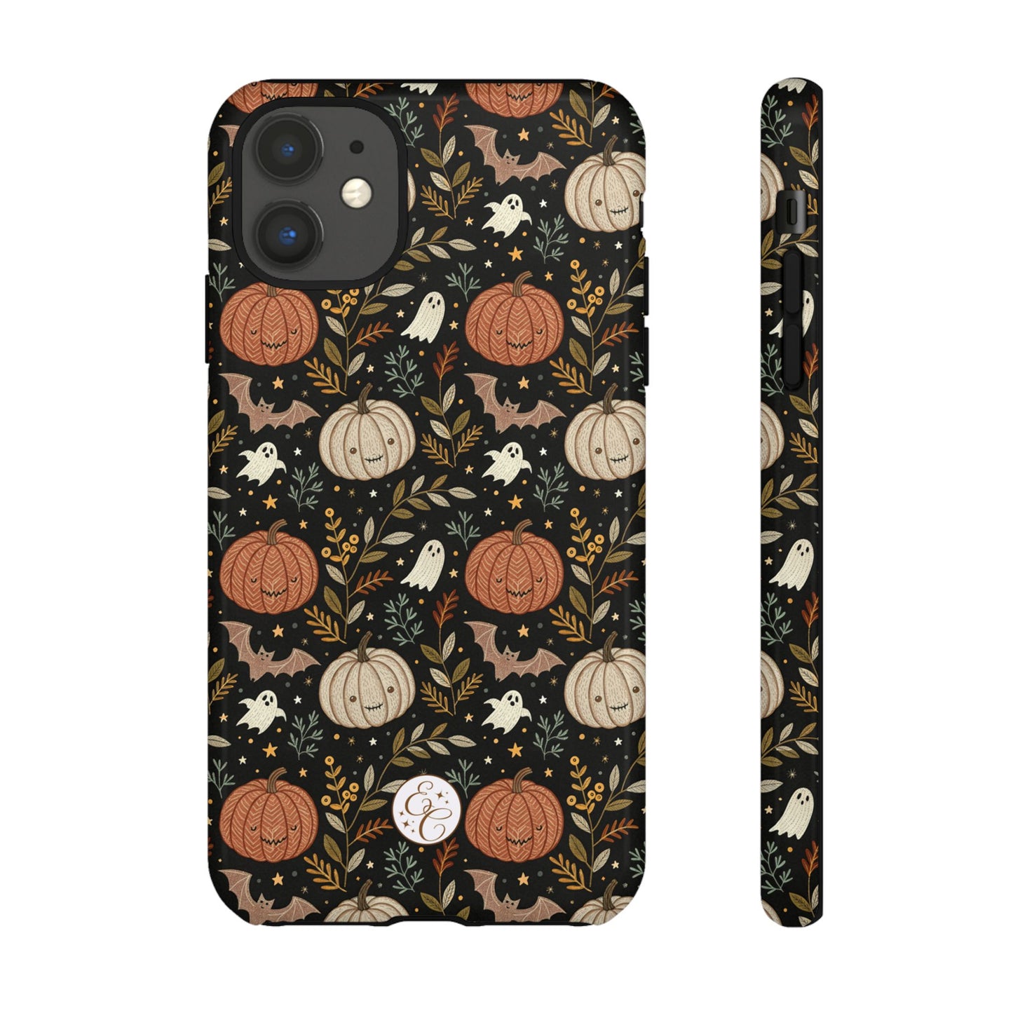 Spooky Halloween Boho Pattern Tough Phone Case