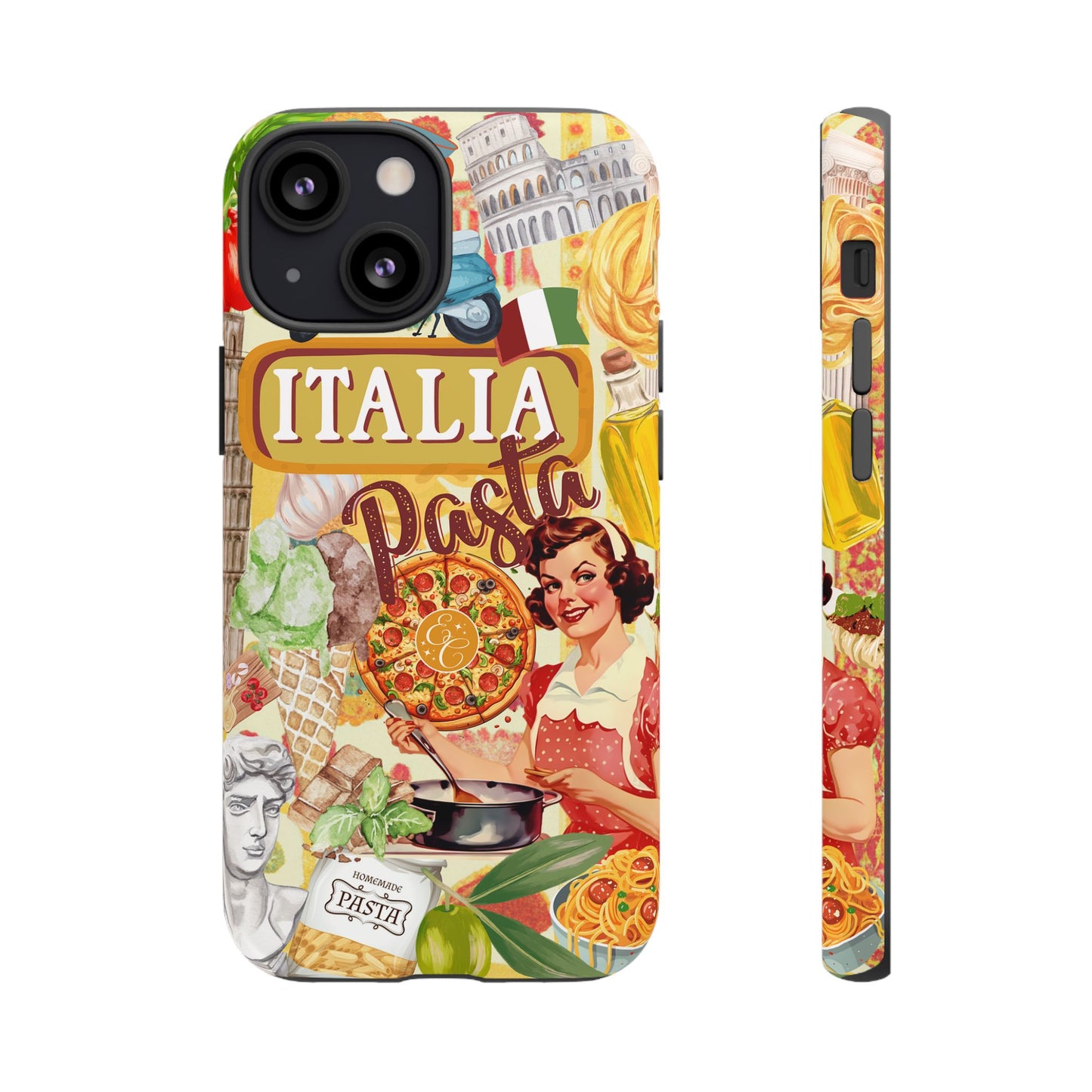 Italian Cuisine Collage Tough Phone Case